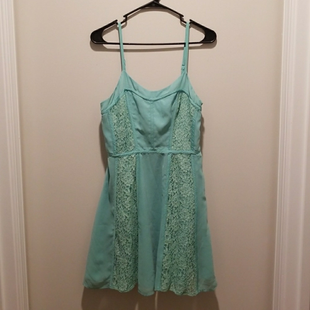 Mint Green Lauren Conrad Lace Dress size 8